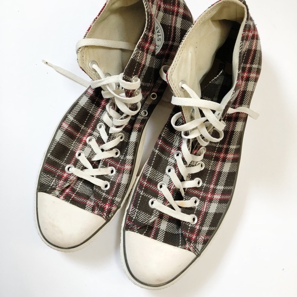 Star Chuck Taylor Plaid Mens Size 